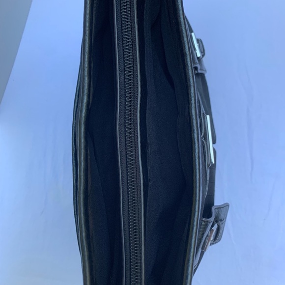 Étienne Aigner Black Canvas Shoulder Bag - Picture 8 of 12